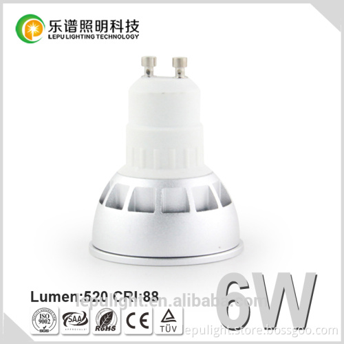 CCT 2000 to 2800k CCT gu5.3 gu10 6w led spotlight with indoor